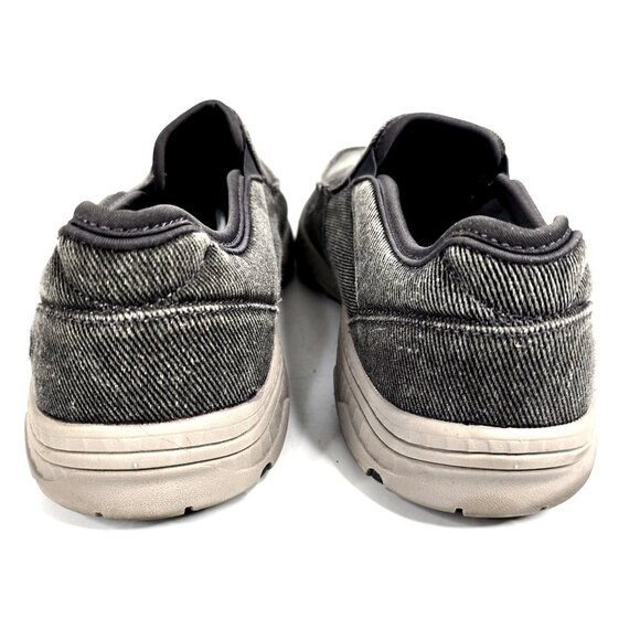 Skechers Relaxed Fit Creston Moseco Slip-On Charcoal Canvas Shoes Men's Size 12 - Picture 6 of 10
